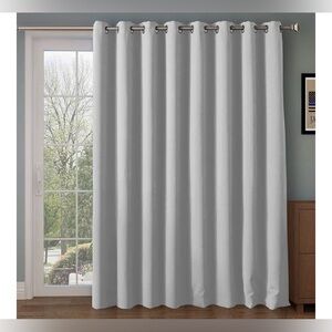 NEW Blackout Sliding Door Room Darkening Thermal Insulated Curtains W100 x L108